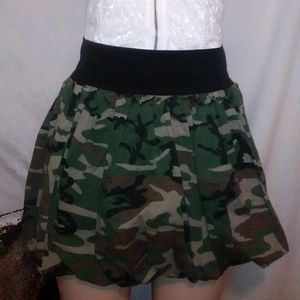 Mini Camo Skirt